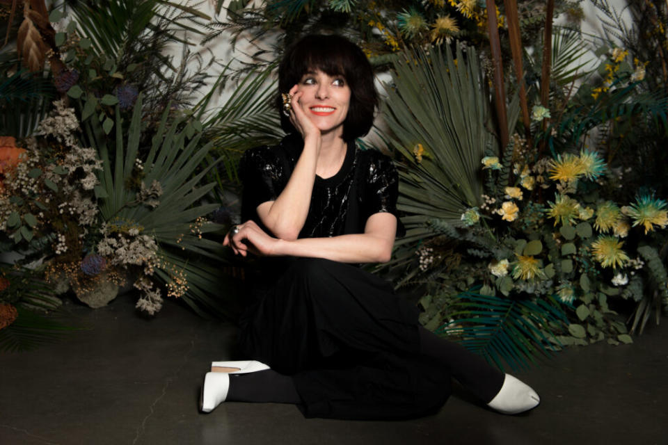 At the Rachel Comey fashion show at Pioneer Works Center for Arts & Innovation during Mercedes-Benz Fashion Week, February 11, 2015 in New York City. (Credit: Wendell Teodoro/WireImage)