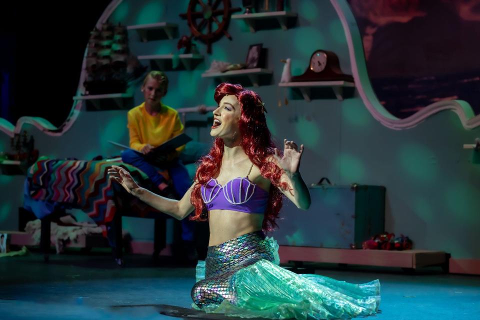 Mary Mattison stars as Ariel in Opera House Theatre Co.'s production of "The Little Mermaid."