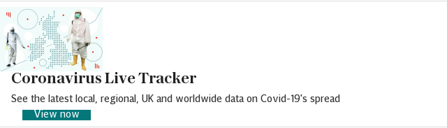 Coronavirus Live Tracker promo embed