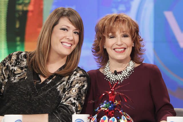 <p>Lou Rocco/Disney General Entertainment Content via Getty</p> Michelle Collins and Joy Behar on 'The View'