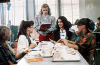 <a href="http://movies.yahoo.com/movie/heathers/" data-ylk="slk:HEATHERS;elm:context_link;itc:0;sec:content-canvas" class="link ">HEATHERS</a> (1988) <br>Directed by: Michael Lehmann <br>Starring: Winona Ryder and Christian Slater<br>