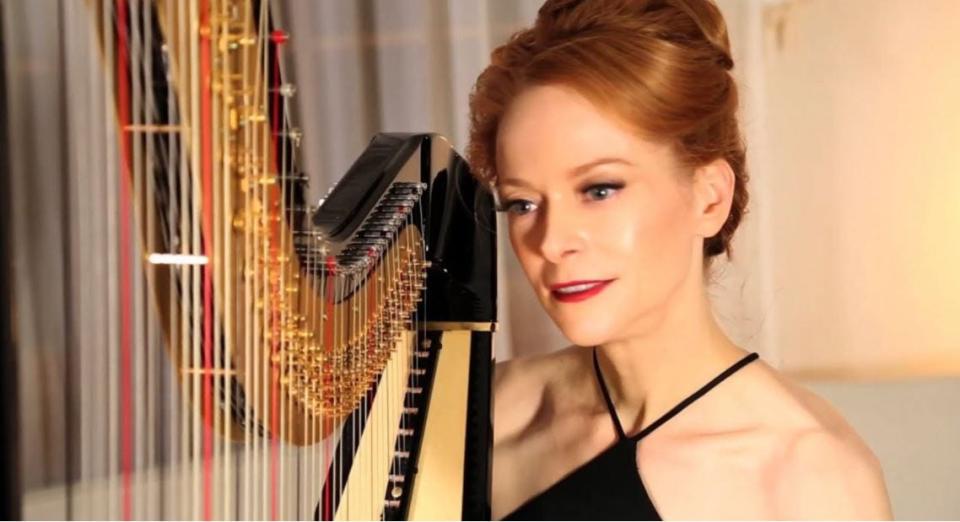 The Erin Hill Trio will be performing inside the historic Hawley Bank building (formerly PNC Bank), 240 Main Avenue, Friday, Dec. 10 at 8 p.m. Tickets are $25.   For more information and tickets: https://visithawleypa.com/winterfest-christmas-harp
/ Contributed photo