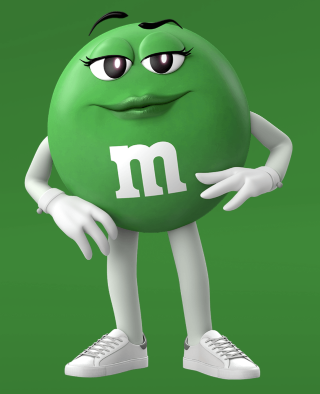 black m&m