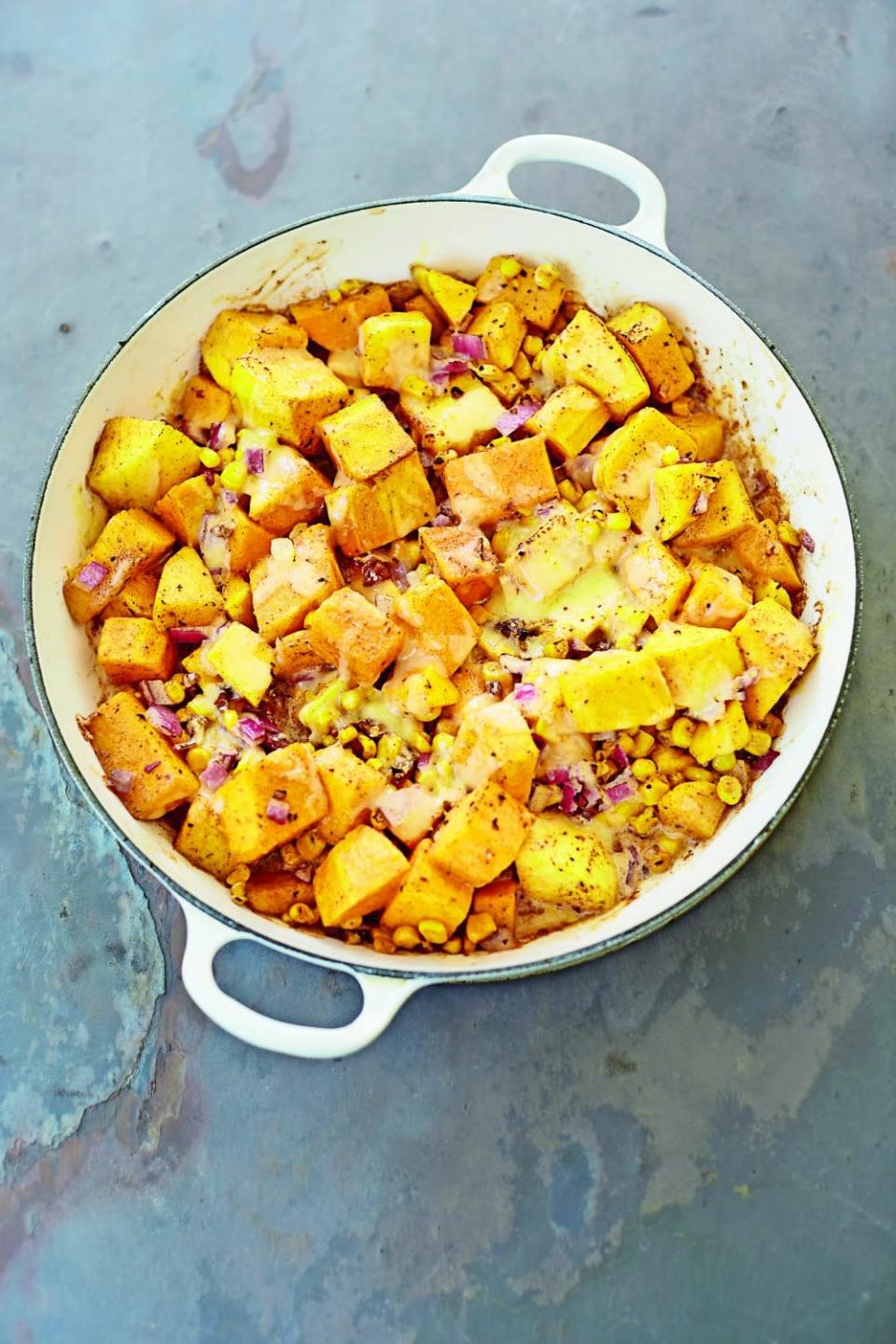 Butternut Squash & Sweet Corn Casserole