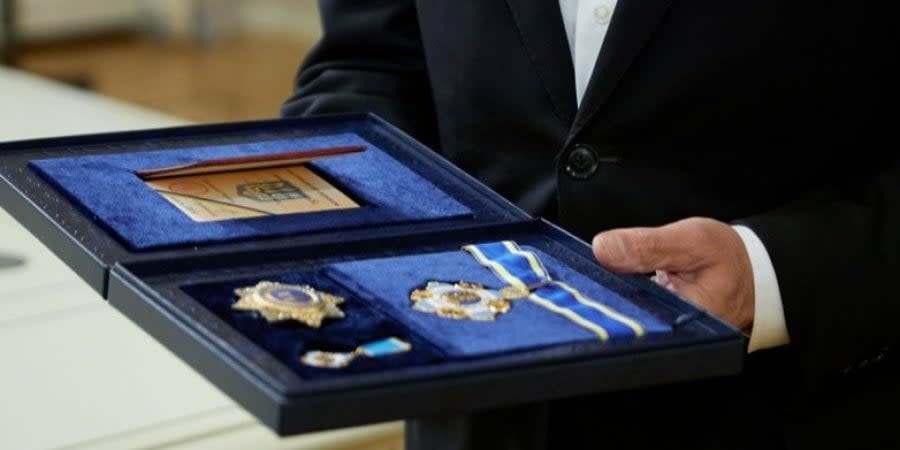 Zelensky awarded the Speakers of the parliaments of the partner countries with the Order of Yaroslav the Wise II degree