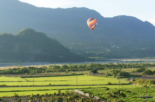 ▋台東旅遊▋ 熱氣球自由飛~~我真的在天空中飛了