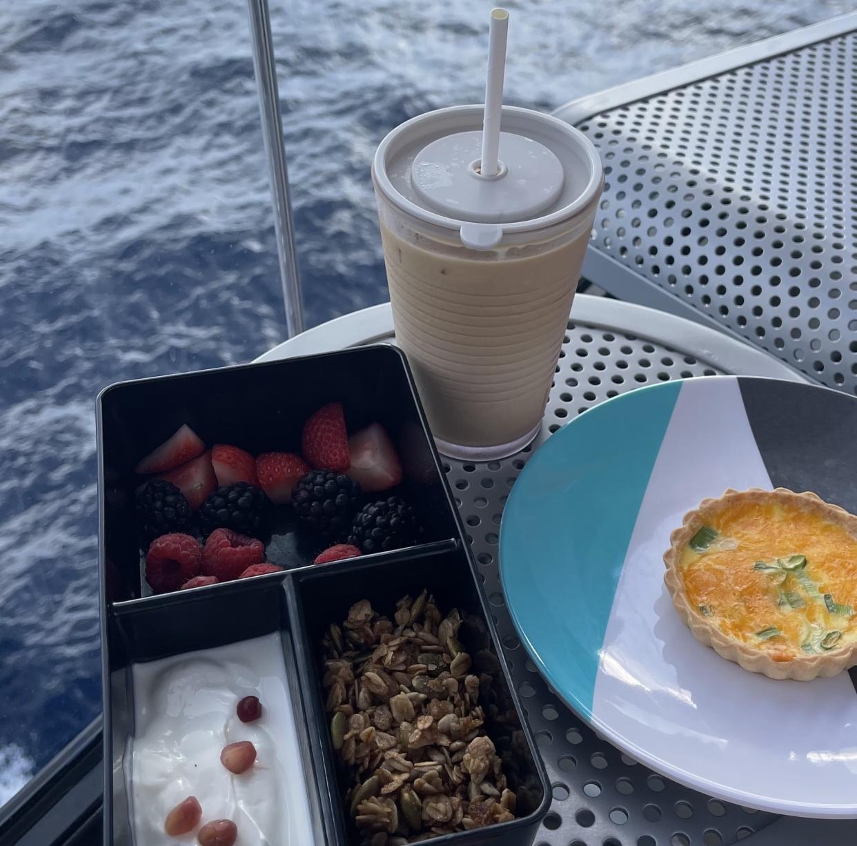 My go-to breakfast each morning aboard Scarlet Lady. (Photo: Josie Maida)