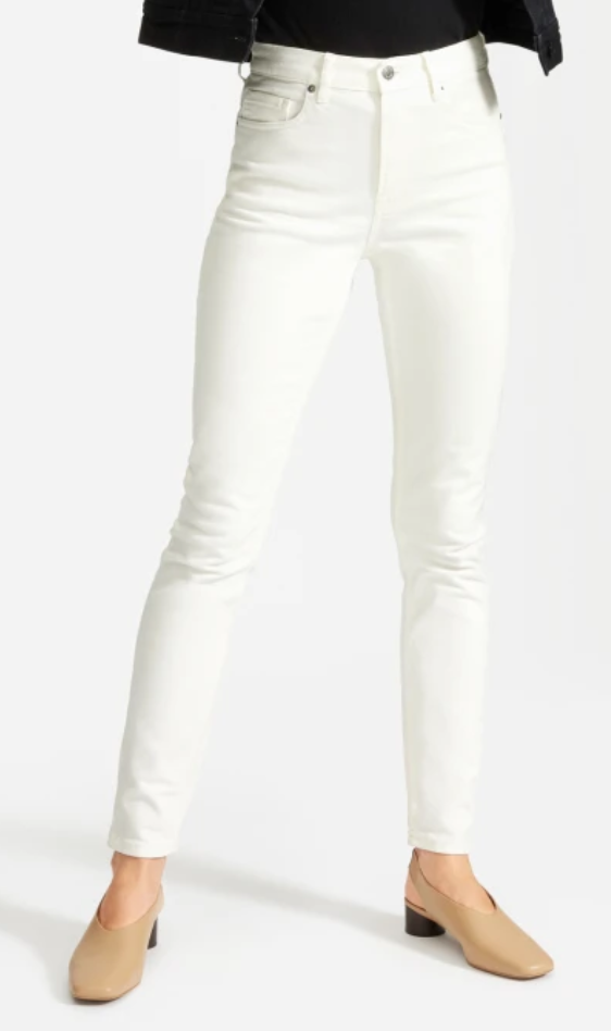 Everlane Women’s The High-Rise Skinny Jean in Bone