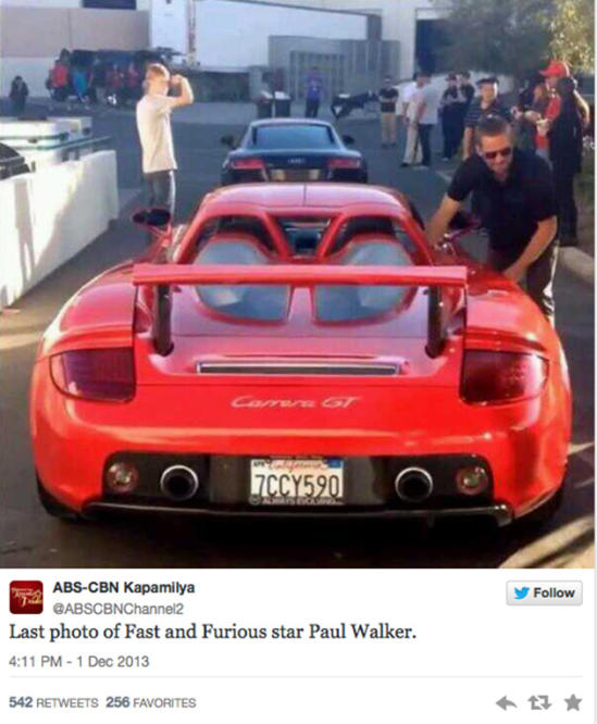 paul walker death photos leaked