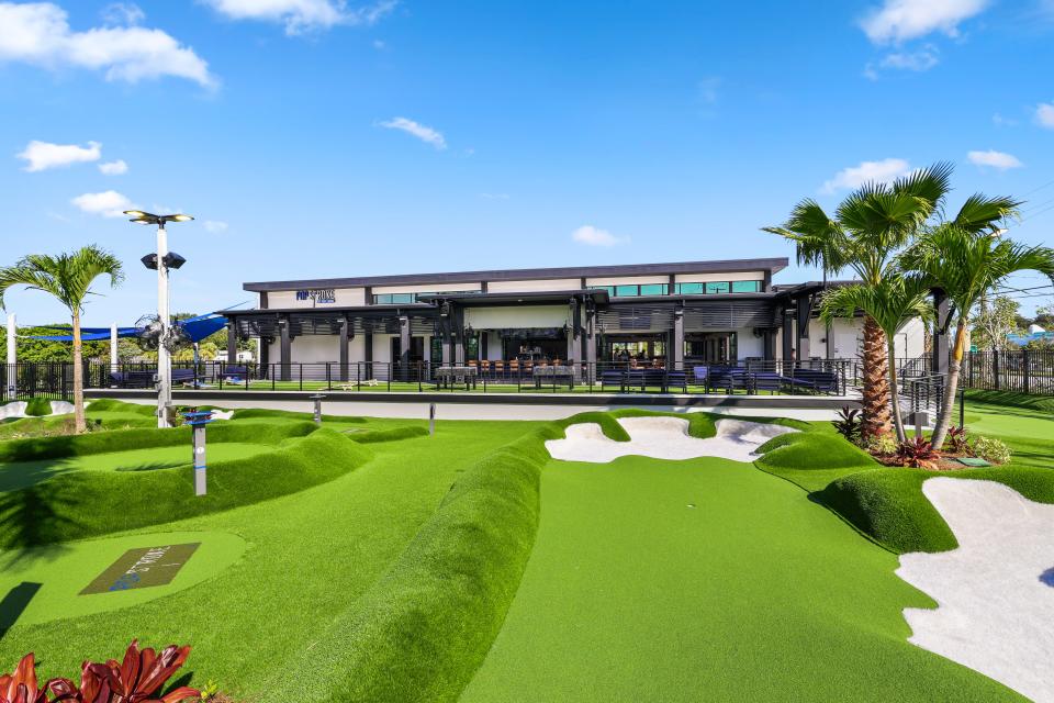 Tiger Woods' PopStroke putting and dining venue opened in Delray Beach Nov. 8.