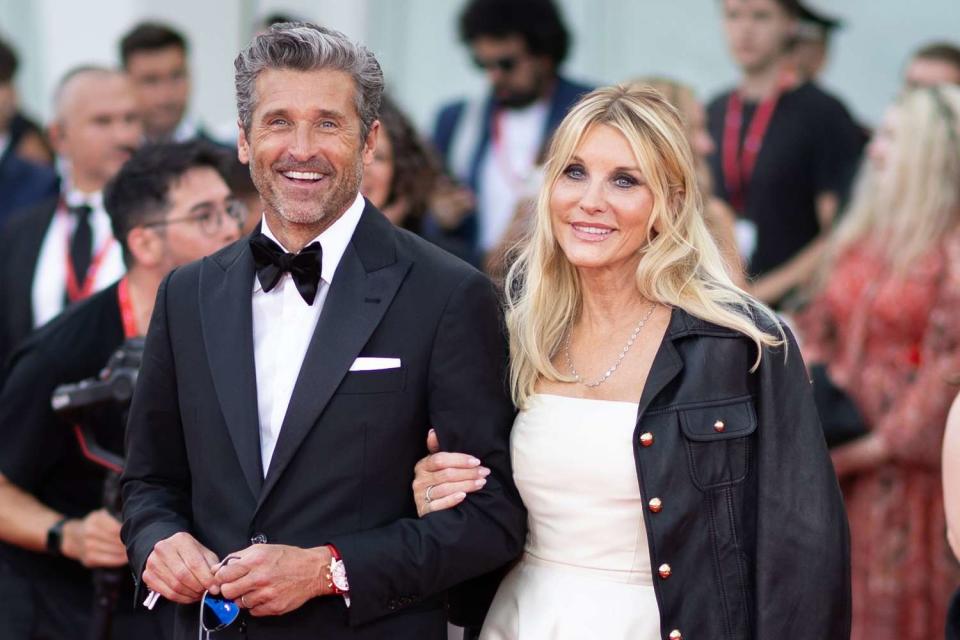 <p> Andreas Rentz/Getty</p> Patrick Dempsey and Jillian Dempsey