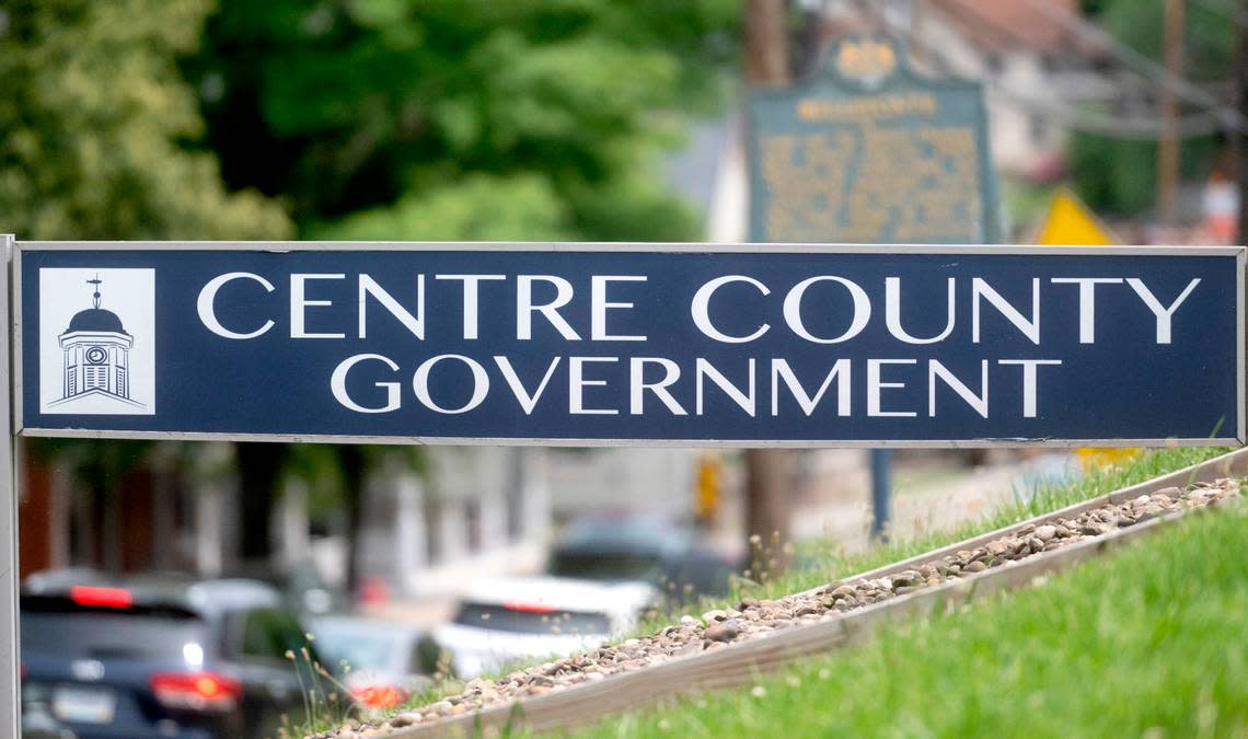 The Centre County Government sign outside of the Willowbank Building in Bellefonte on Wednesday, June 21, 2023.
