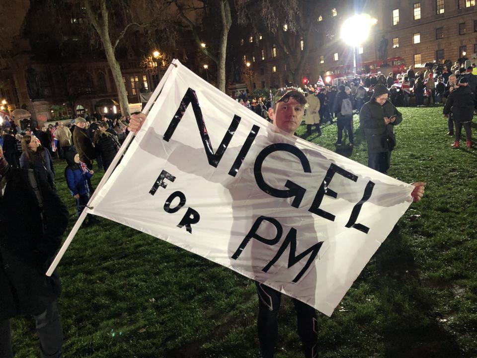 Michael Wiltshire in Parliament Square (James Morris)