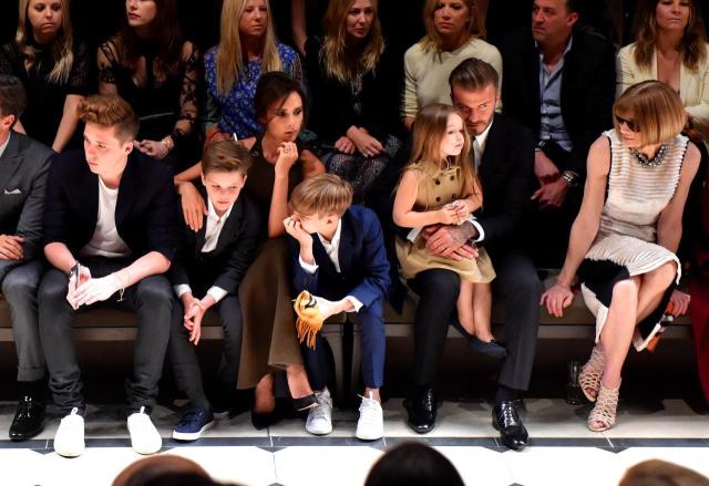 The Beckham Family Had the Best Night at Burberry in .