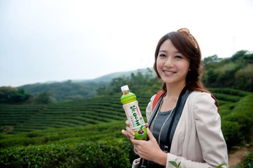 李湘淋拍過多支茶飲廣告。（圖／茶裏王）