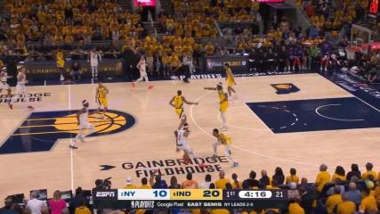Josh Hart with a 2 Pt vs. Indiana Pacers