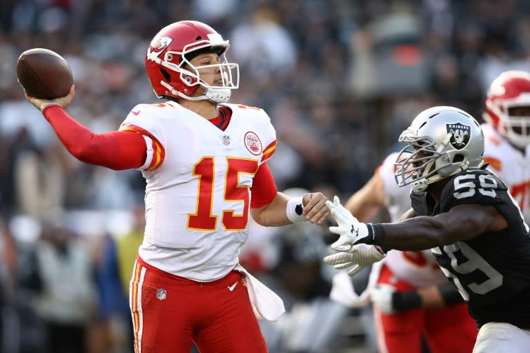 Kansas City quarterback Patrick Mahomes has the Chiefs on the brink of an NFL playoff spot