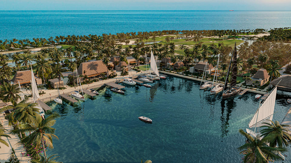 Caye Chapel Marina Village