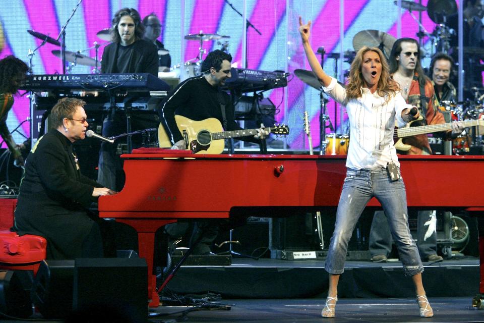 2006 - Harrah's Entertainment Artists Rally Together benefit concert in Las Vegas with Celine Dion