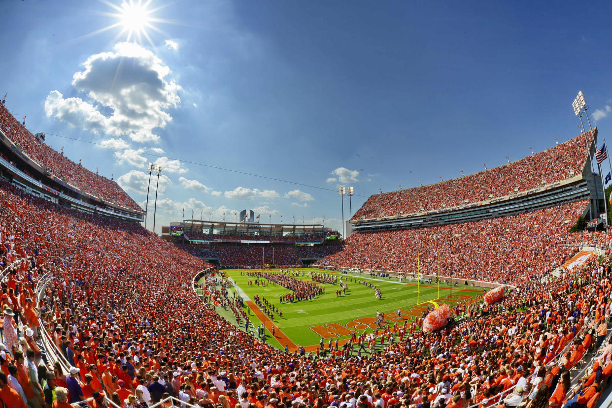 A Clemson student could open the college football season in the unique position of playing quarterback against his own school. (AP)