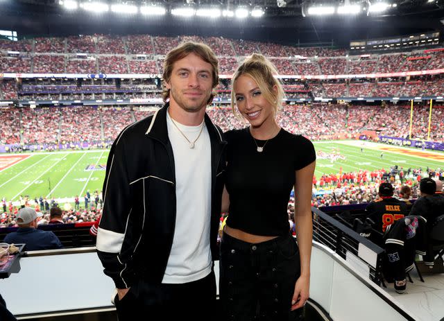 <p>Getty Images</p> Earle and her boyfriend, Braxton Berrios.