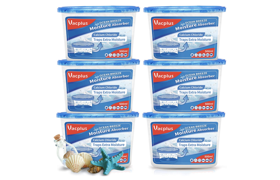 Vacplus - Absorbentes de humedad (6 paquetes). (Foto: Amazon)