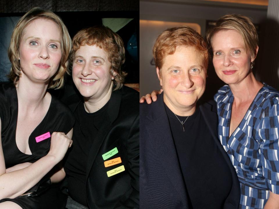 cynthia nixon and christine marinoni