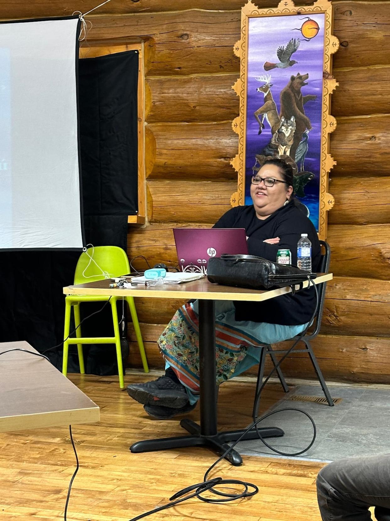 Samantha Doxtator will take her presentation on Haudenosaunee astronomy to the Hayden Planetarium in New York City in February.  (Candace Maracle/CBC - image credit)