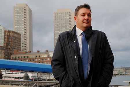 Former chief executive of Insys Therapeutics Inc Michael Babich leaves the federal courthouse after pleading guilty in Boston, Massachusetts, U.S., January 9, 2019. REUTERS/Brian Snyder