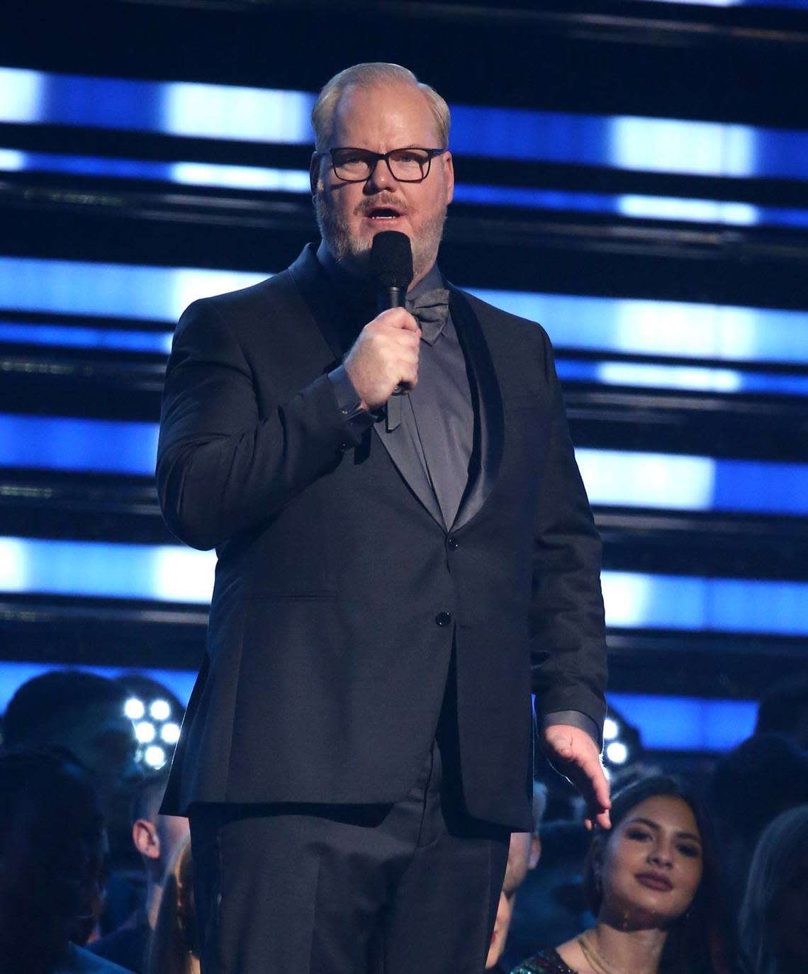 Jim Gaffigan, pictured at the Grammy Awards in 2020, will perform at the Durham Performing Arts Center.