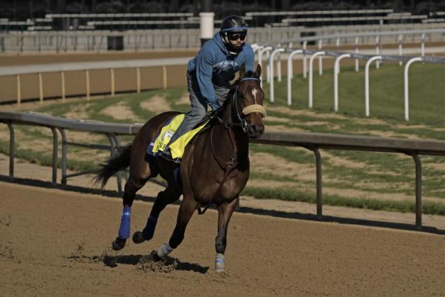 Kentucky Derby entrant Skinner works out at Churchill Downs Thursday, May 4