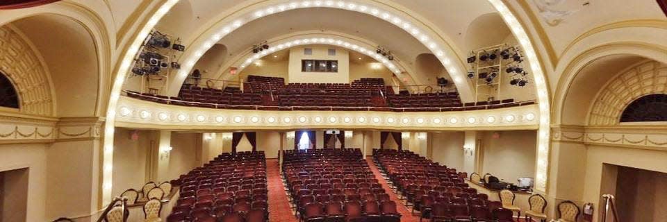 An inside view of the Cheboygan Opera House.