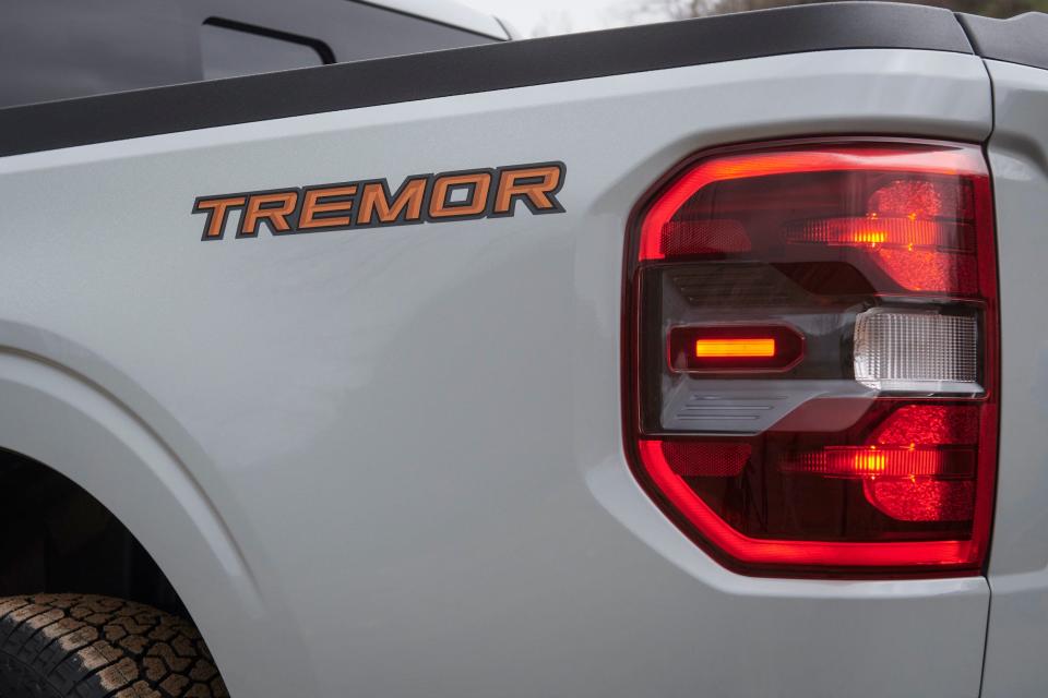 The 2023 Ford Maverick Tremor pickup truck.