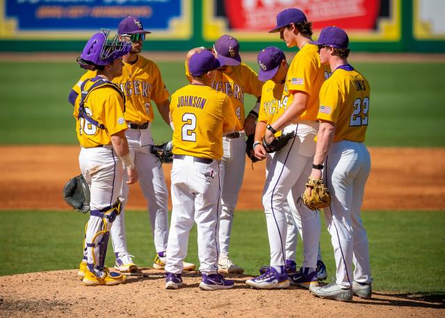 The Uniforms of LSU Baseball by LSU Athletics