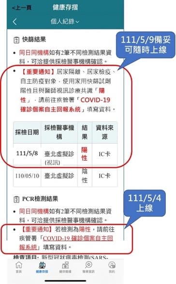 健保快易通健康存摺APP（圖：衛福部健保署）