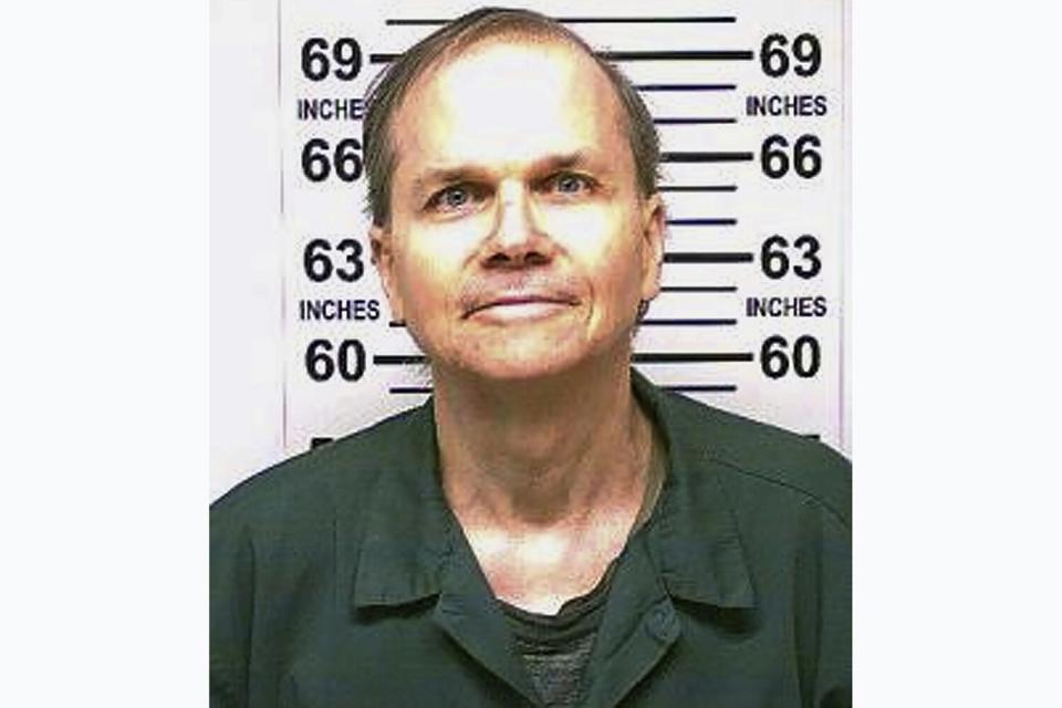 This Jan. 31, 2018 photo, provided by the New York State Department of Corrections, shows Mark David Chapman, the man who shot and killed John Lennon outside his Manhattan apartment building in 1980. Chapman has been denied parole for a 12th time, New York corrections officials said