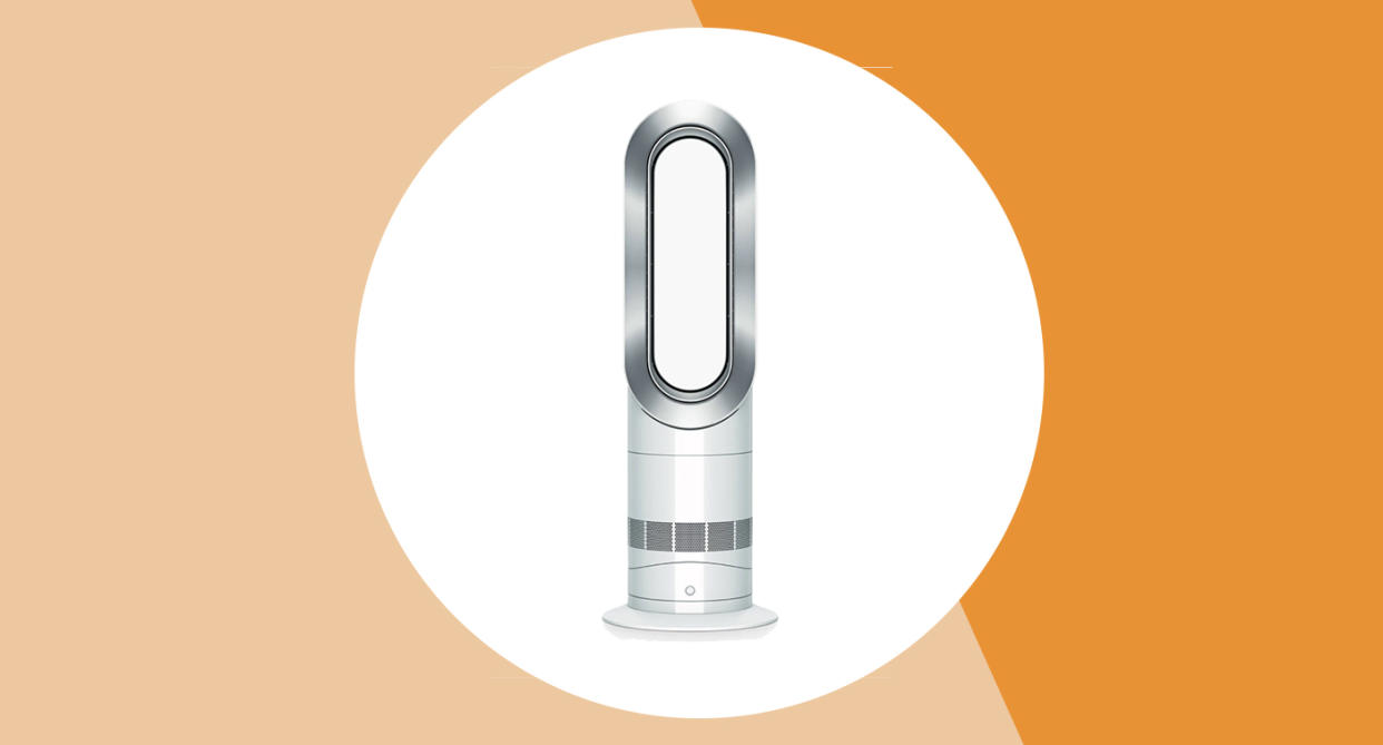 Dyson AM09 Hot + Cool Fan Heater has been hailed "expensive but worth it" by customers.  (Yahoo Style) 