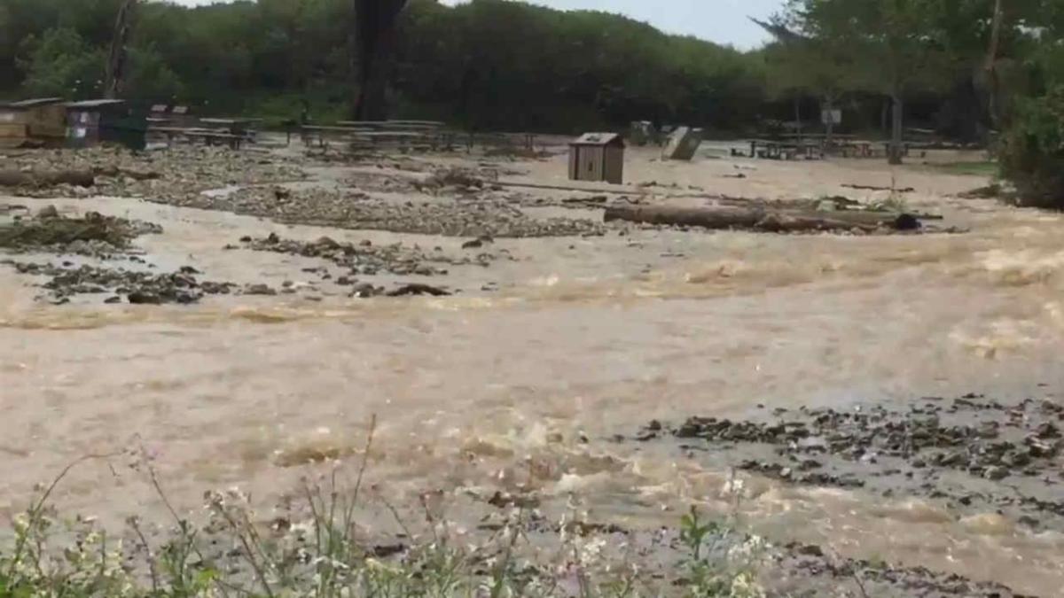 Stinson Beach parking lot heavily damaged by flooding