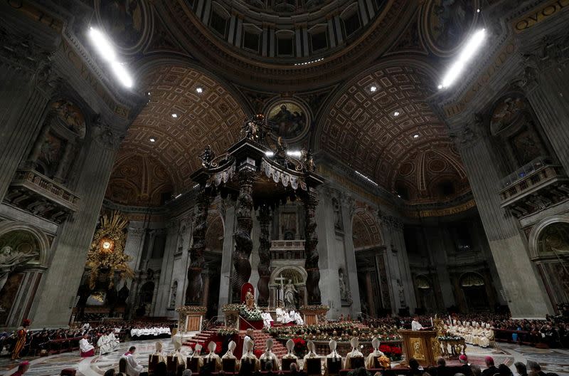 Christmas Eve mass at the Vatican