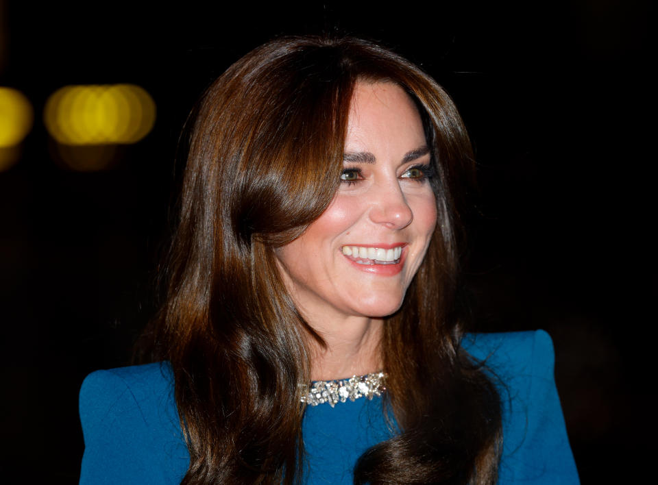 LONDON, UNITED KINGDOM - NOVEMBER 30: (EMBARGOED FOR PUBLICATION IN UK NEWSPAPERS UNTIL 24 HOURS AFTER CREATE DATE AND TIME) Catherine, Princess of Wales attends the Royal Variety Performance 2023 at the Royal Albert Hall on November 30, 2023 in London, England. (Photo by Max Mumby/Indigo/Getty Images)