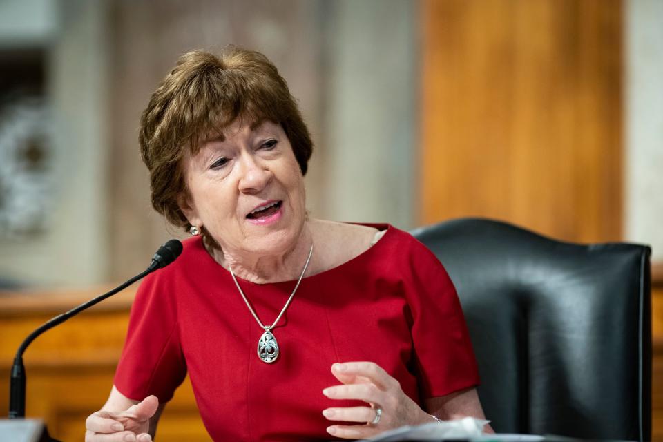 GOP Sen. Susan Collins of Maine could be facing a massive financial hole in her bid for reelection.  (Photo: AL DRAGO via Getty Images)