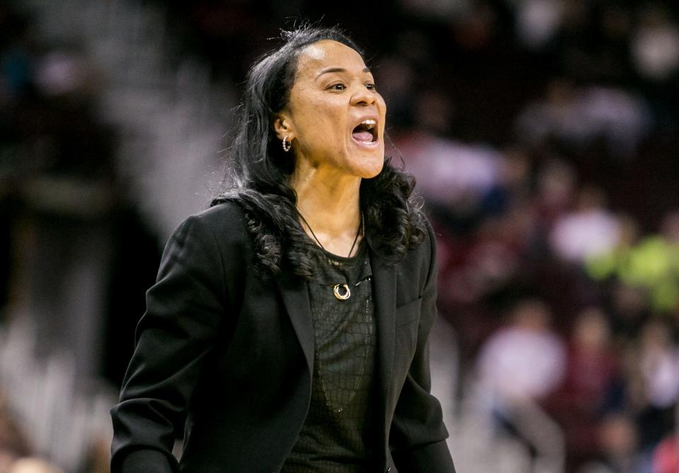 Coach Dawn Staley has South Carolina women's basketball at No. 1 nationally for the first time in school history.