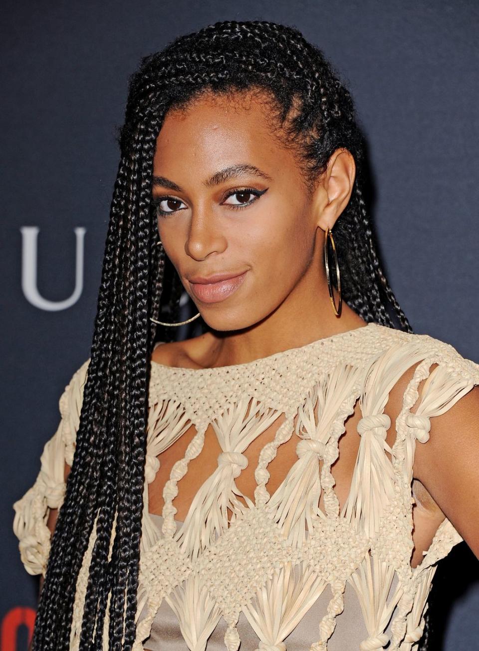 21) Long hairstyles: box braids