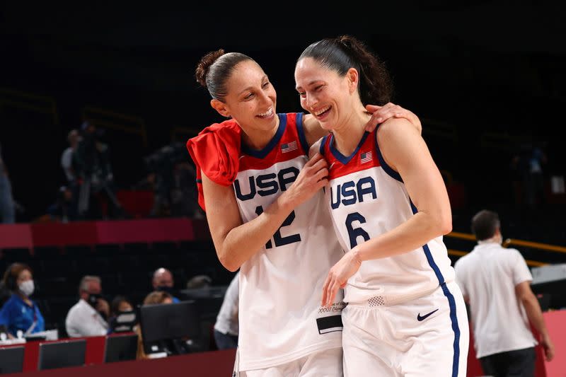 FILE PHOTO: Basketball - Women - Gold medal match - United States v Japan