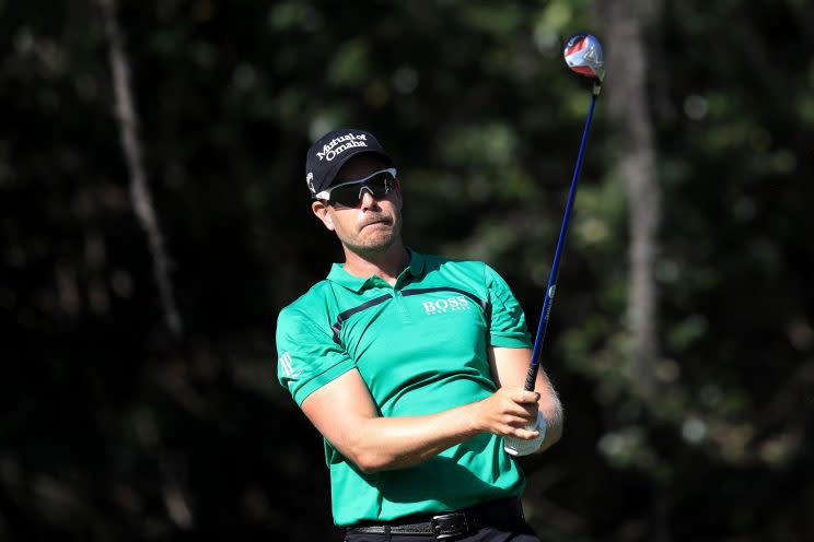 Henrik Stenson did some mid-round parenting on Friday. (Getty Images)