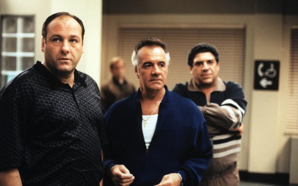 James Gandolfini with Tony Sirico as Paulie Walnuts, a former hood who feared his character would turn 'rat'