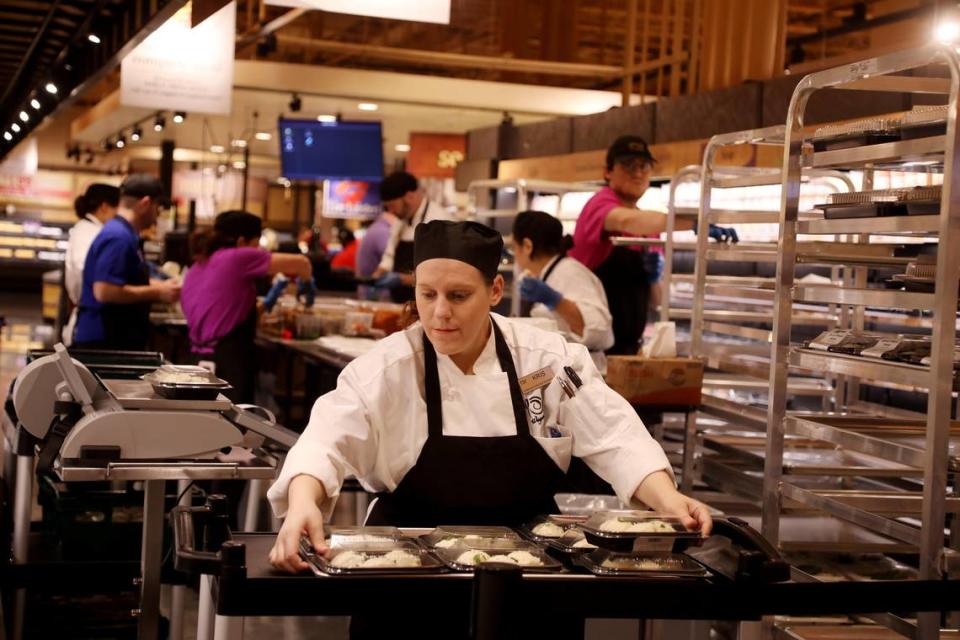 Wegmans. shown in 2019 in Raleigh, is known for its large prepared meals section .