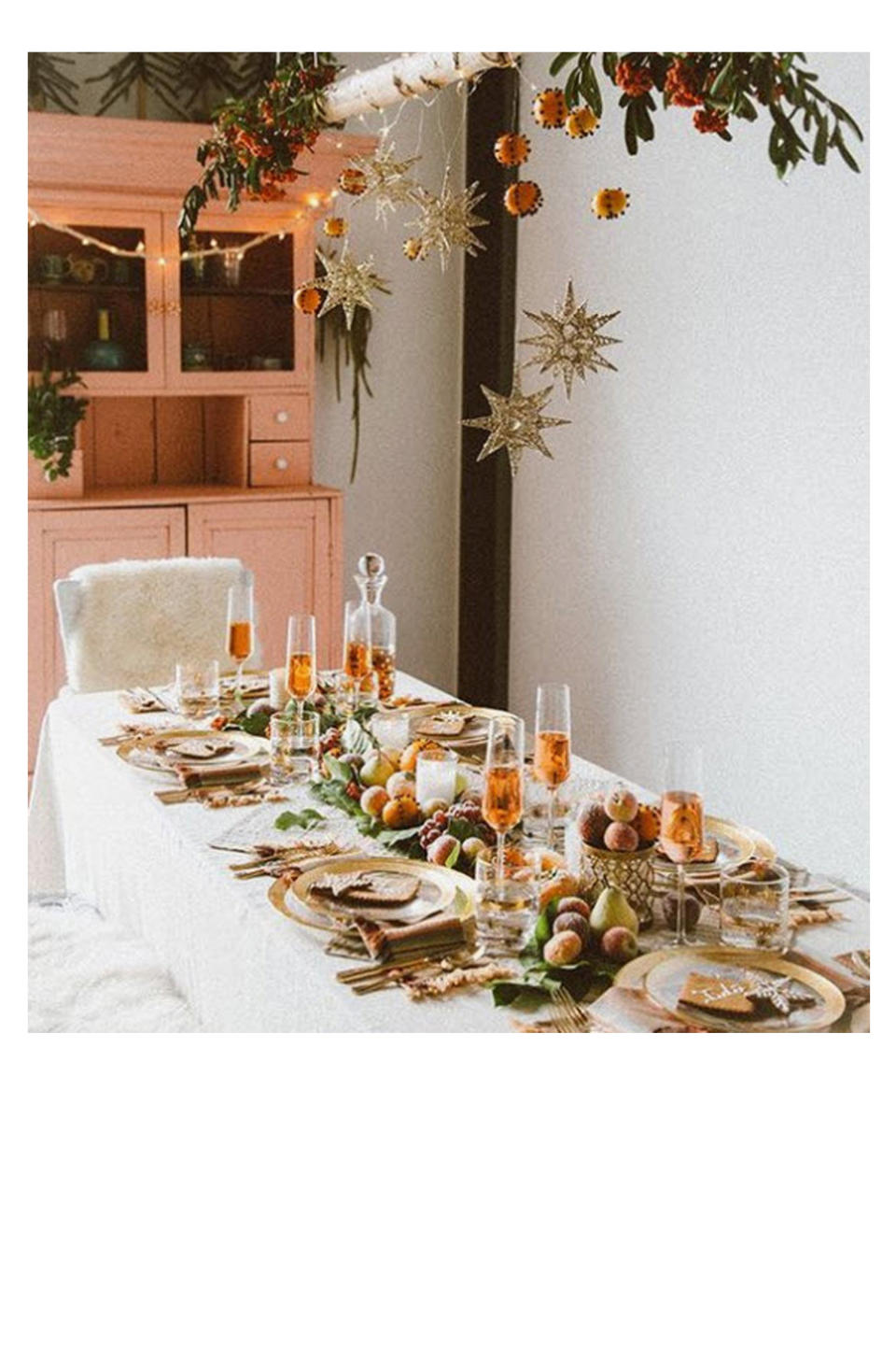 <p>Eine Festtafel mit den Farben, Materialien und Motiven der Natur- und Tierwelt – so natürlich wird Weihnachten 2018! (Bild: Pinterest) </p>