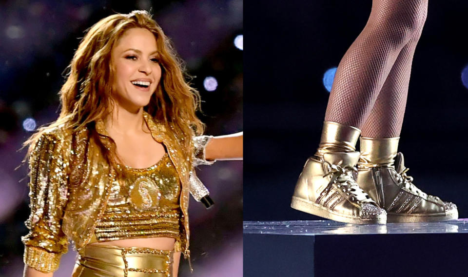 Shakira's Super Bowl Shoes, 2020, super bowl shoes, 