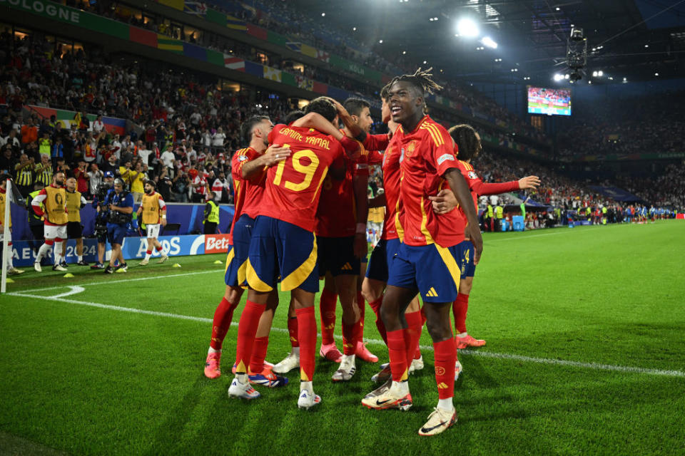 �� LIVE: Impressive Spain knock Georgia out of EURO 2024